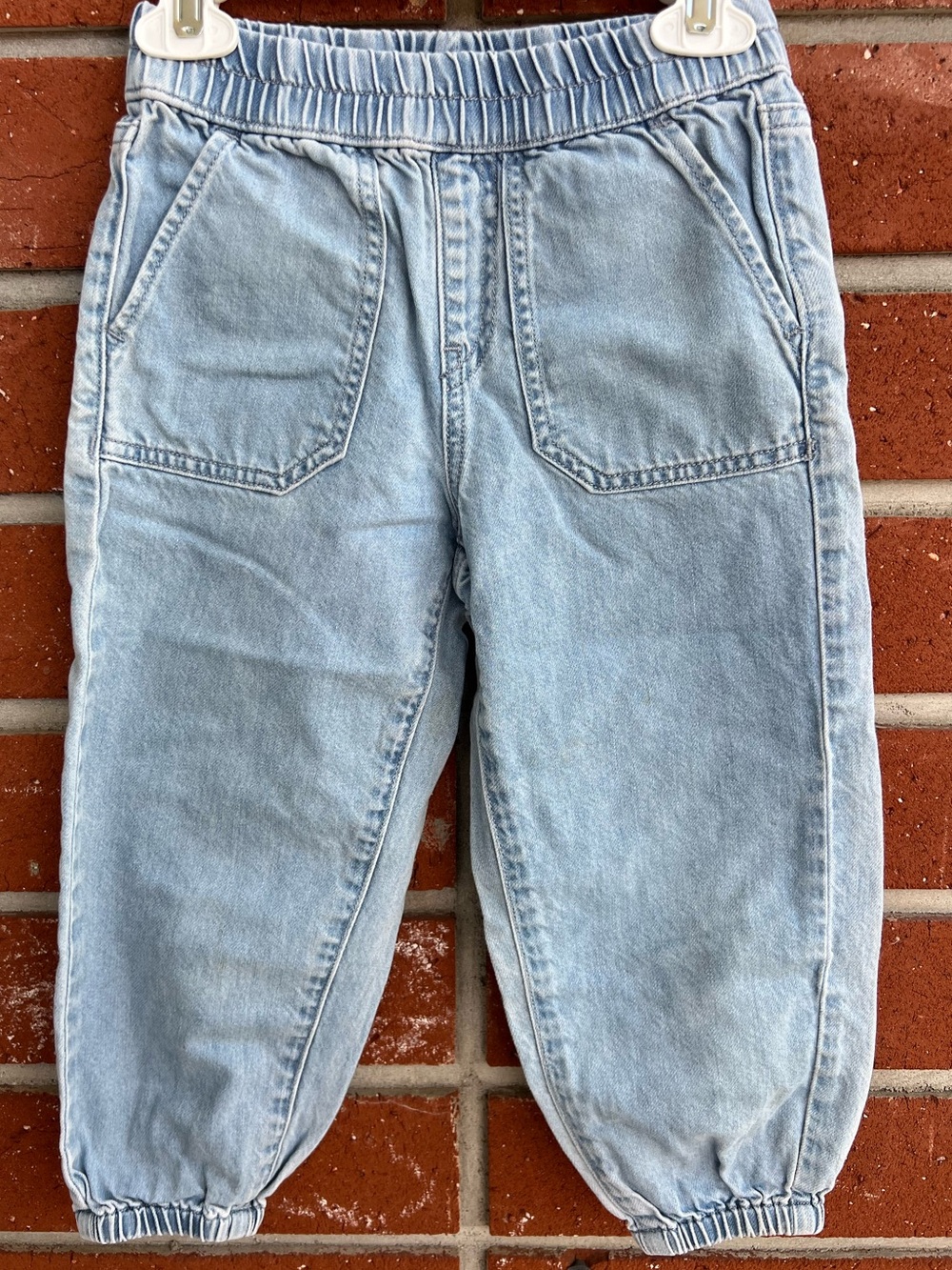Volcom Girls Sunday Strut Denim Jogger Pants Size 4 XXS